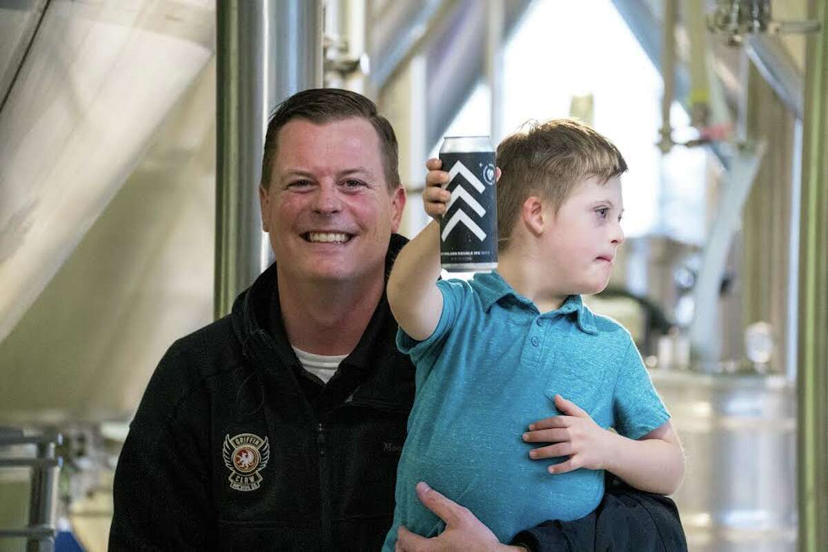 Griffin Claw Brewing Company's CFO Pat Craddock came up with the idea for the Tri-21 beer in honor of his son, Ian. 