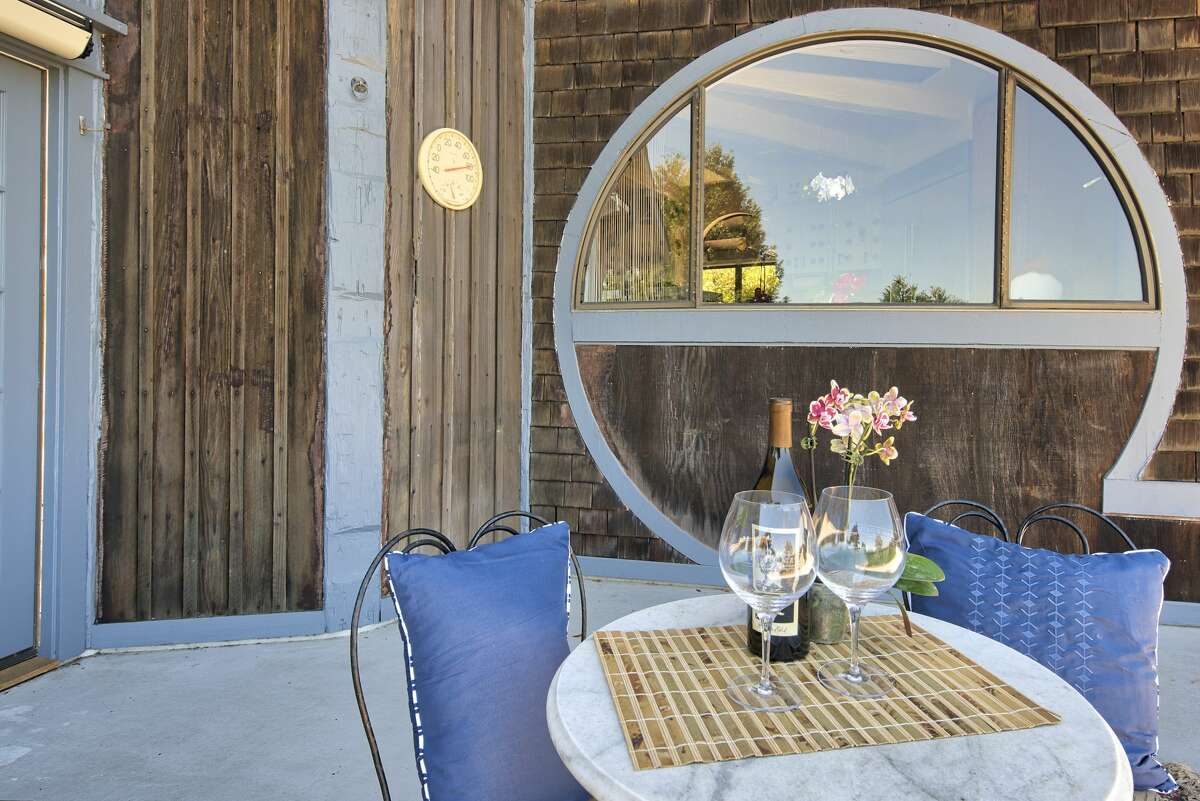 There are wrap-around decks for taking in the views outside.