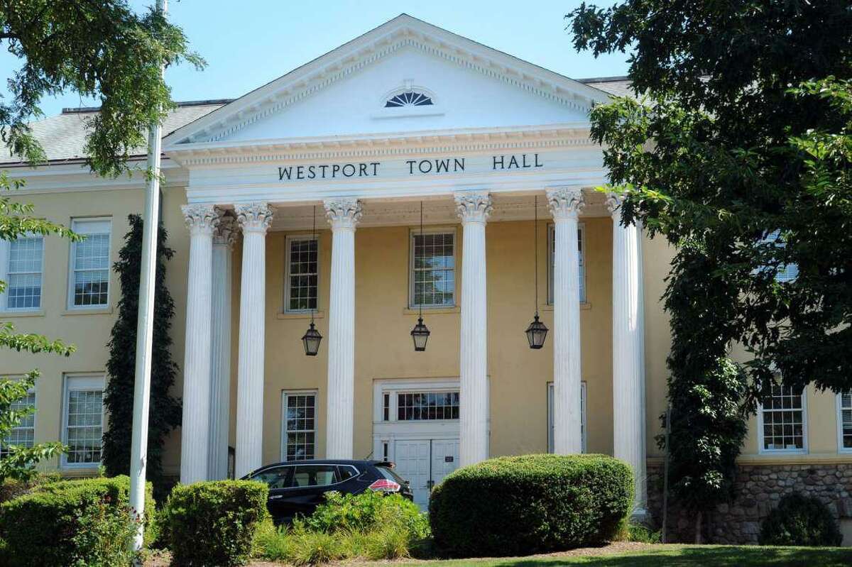 Westport Town Hall, in Westport, Conn. Aug. 24, 2016.