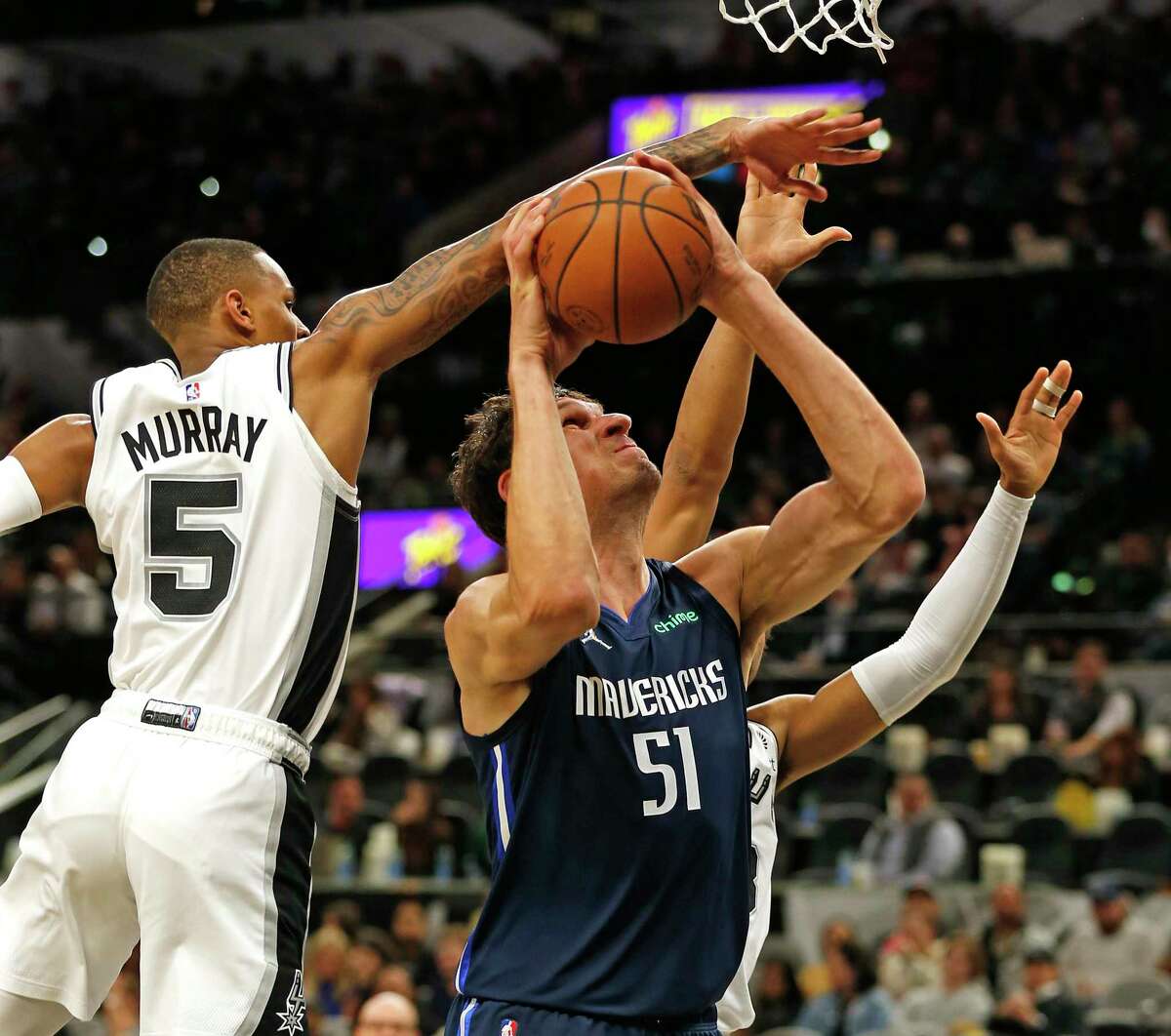 Dallas Mavericks center Boban Marjanovic (51) poses during the NBA