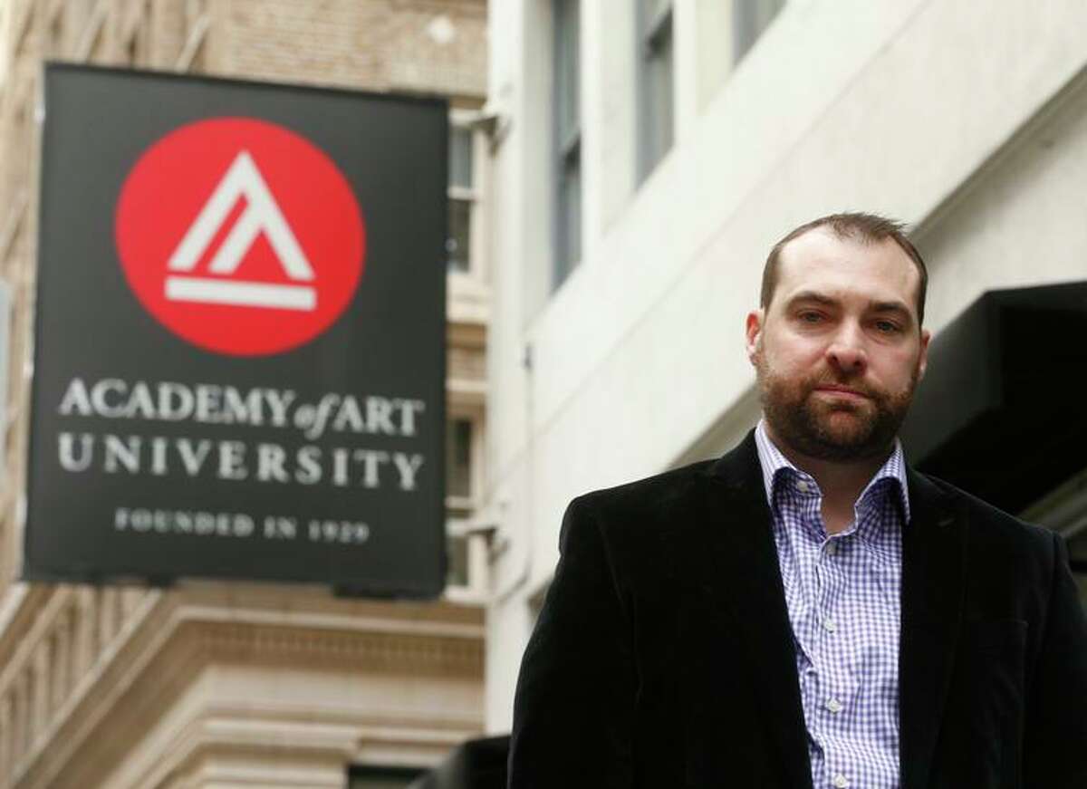 Scott Rose is the lead plaintiff in a federal lawsuit against the Academy of Art University in San Francisco alleging a fraudulent recruitment scheme. The case settled Thursday.