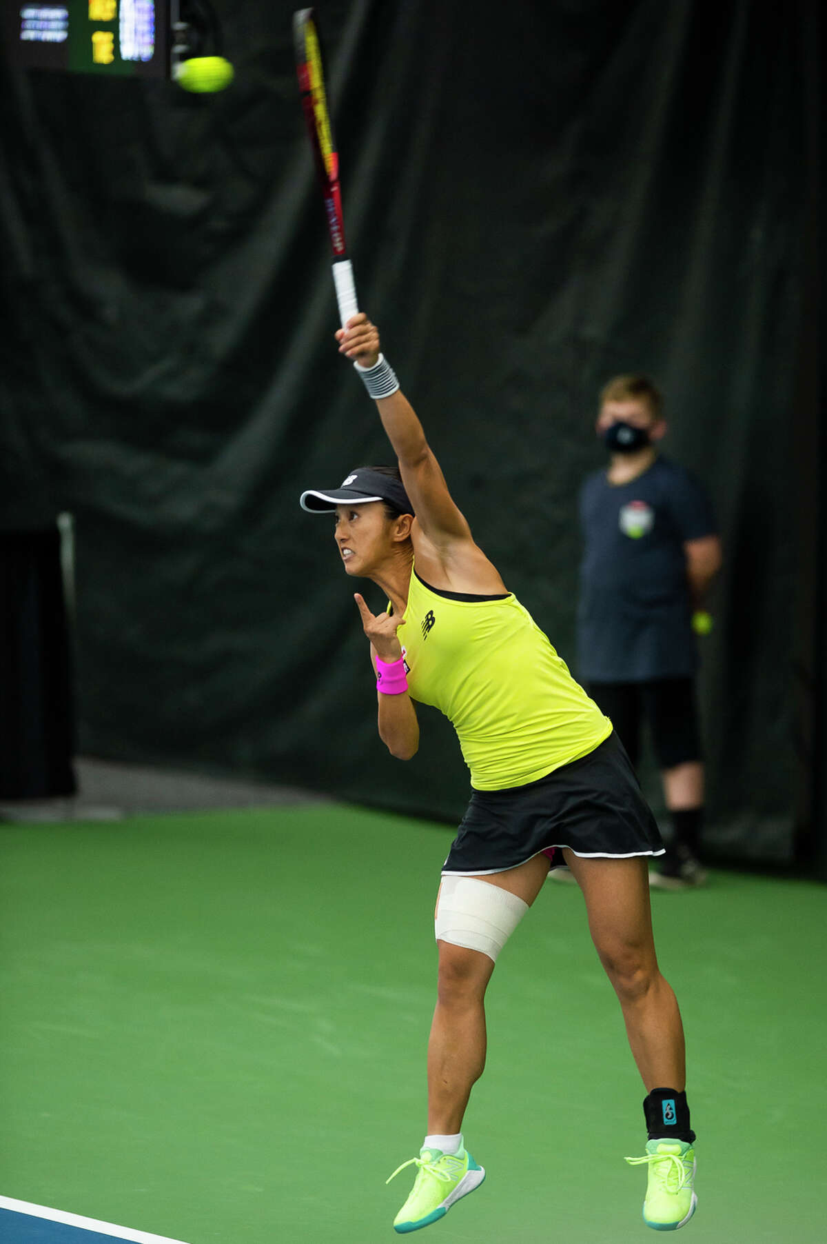 Misaki Doi vs. Dalayna Hewitt in Dow Tennis Classic