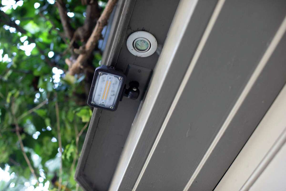 Hartford Street homeowners installed residential cameras and floodlights outside their properties.