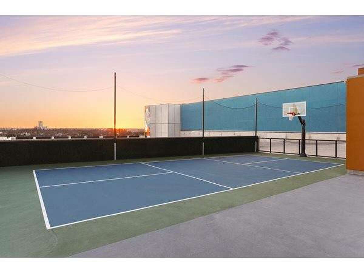 Yes. That is a dual pickleball and basketball court on the roof. That's not the only amenity.
