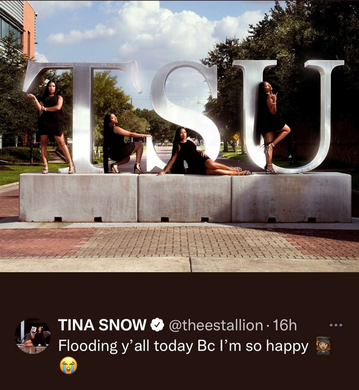 Megan Thee Stallion celebrates her TSU graduation this weekend