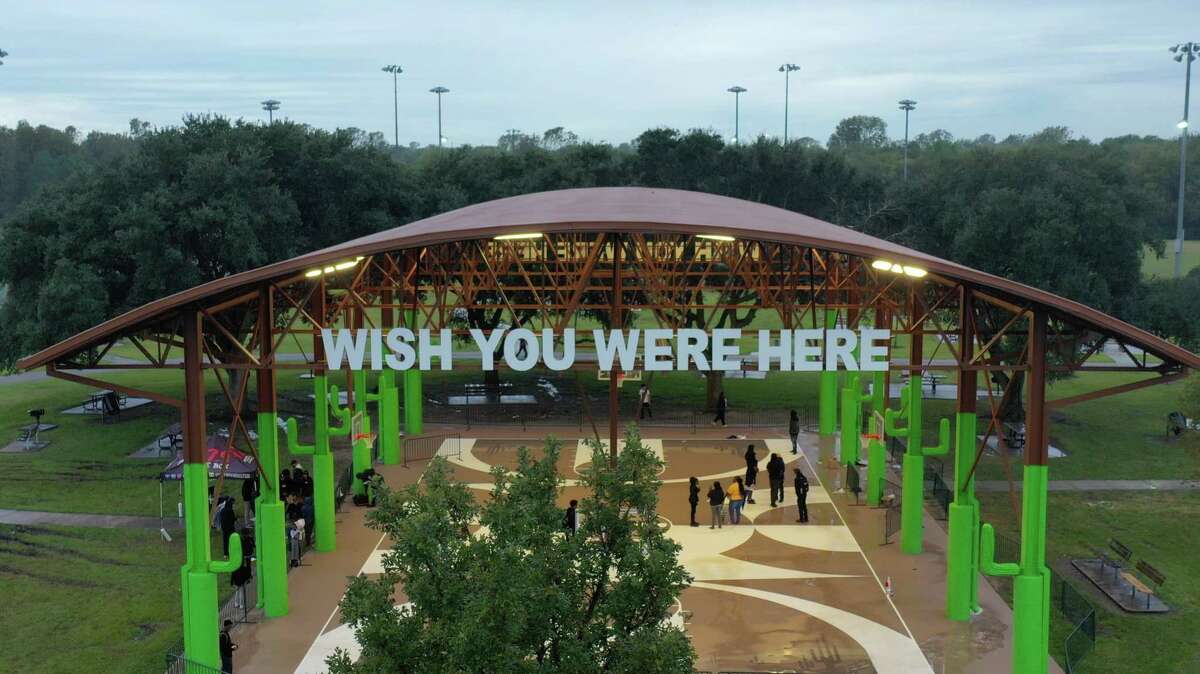 Travis Scott’s Cactus Jack Foundation and Jordan Brand unveiled a basketball court at Sunnyside Park in Houston. 