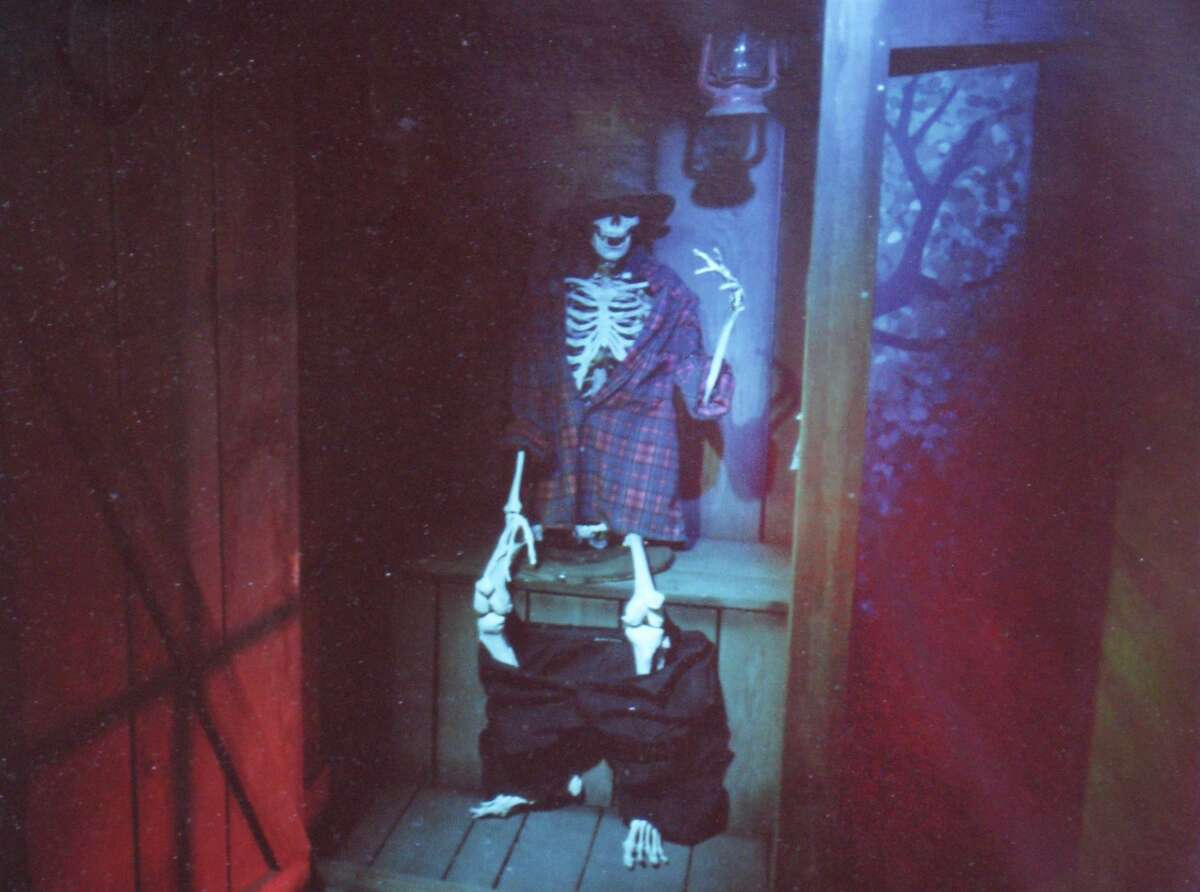 The skeleton in the outhouse.
