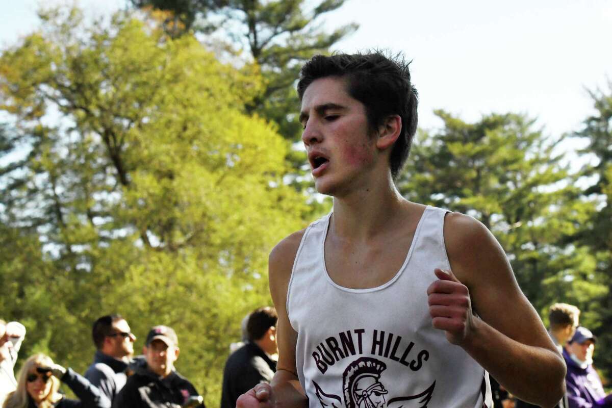 Peter Fulgieri helped the Burnt Hills team to first place in the Section II Class B championships on Friday, Nov. 5, 2021. He then was eighth in the state meet as Burnt Hills won a state title.