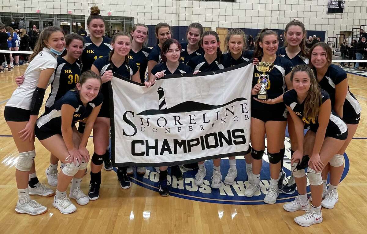 Haddam-Killingworth won the Shoreline Conference girls' volleyball title Friday night.