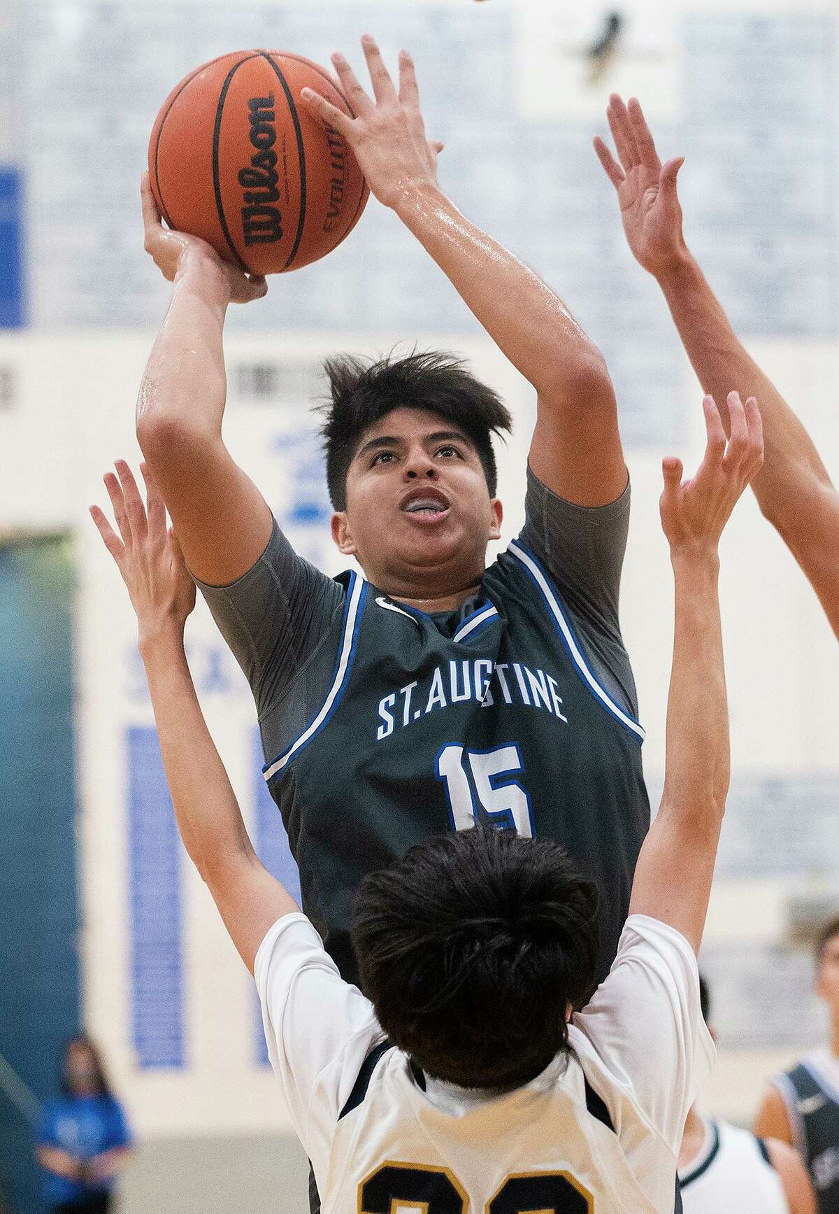 St. Augustine High School’s Chris Ramirez was given honorable mention All-State honors after averaging 15.6 points, 9.9 rebounds and 3.4 steals.