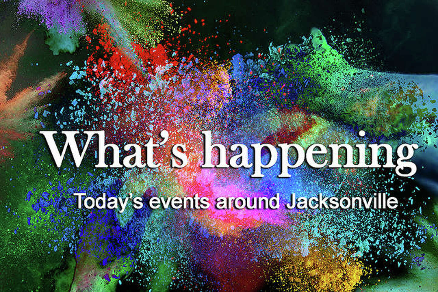 Calendar events for Jacksonville, Illinois, area this week