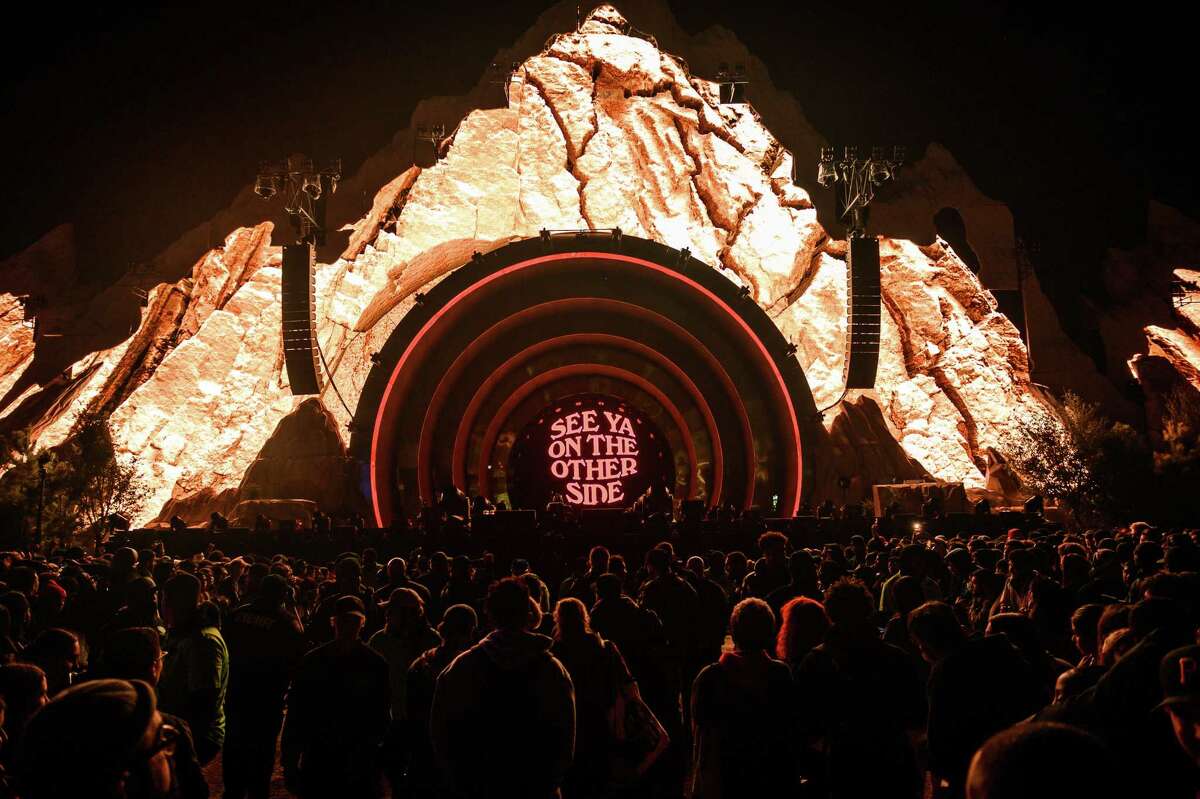 Travis Scott performs at Astroworld Festival at NRG park on Friday, November 5, 2021.