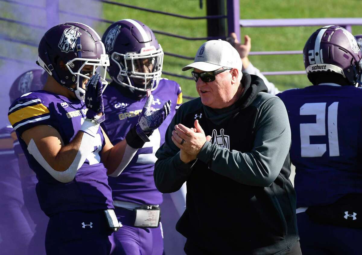 UAlbany football coach Greg Gattuso said there is an excitement to starting spring practice for the first time since 2019 with some new coaches.