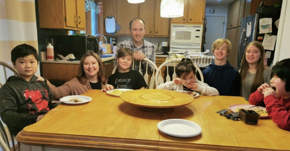 Katie and Craig Hurst adopted three children with significant special needs from China. (Photo from https://ourfathersdiadem.org/)