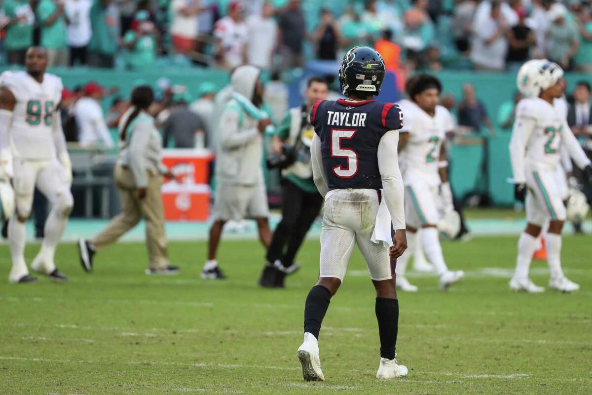 Tyrod Taylor, who returned after a six-week absence to start Sunday, will again get the nod for the Texans when they return from their off week.