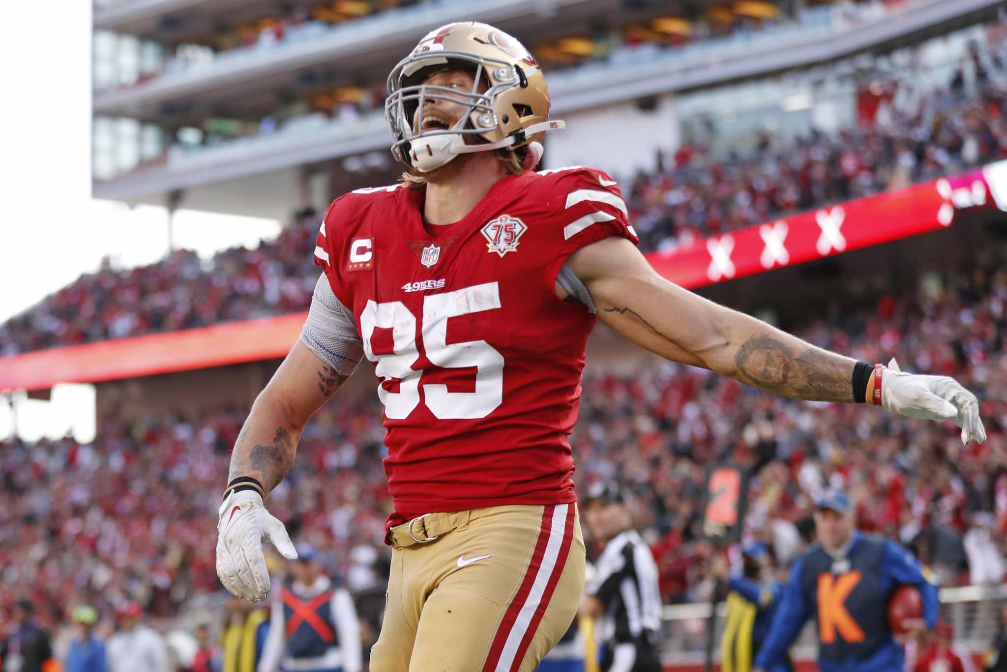 49ers TE George Kittle could miss Bears game - Chicago Sun-Times