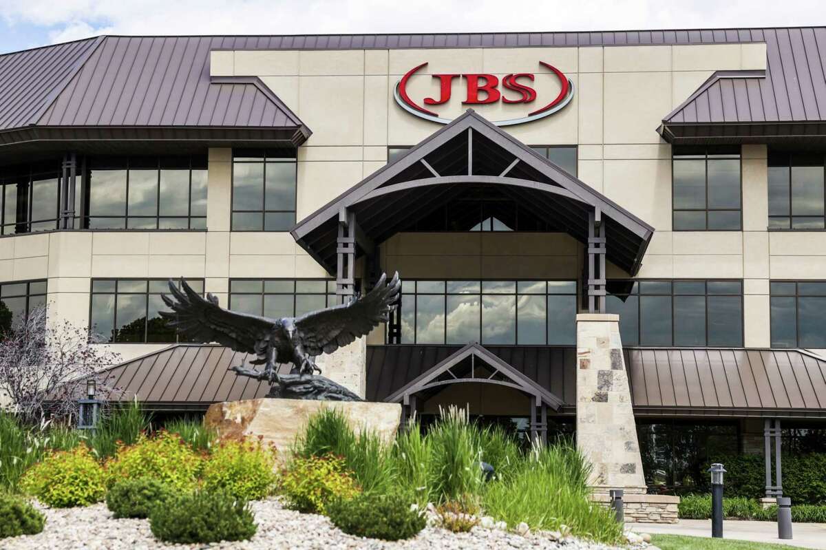 JBS Foods headquarters in Greeley, Colo., on June 1, 2021.