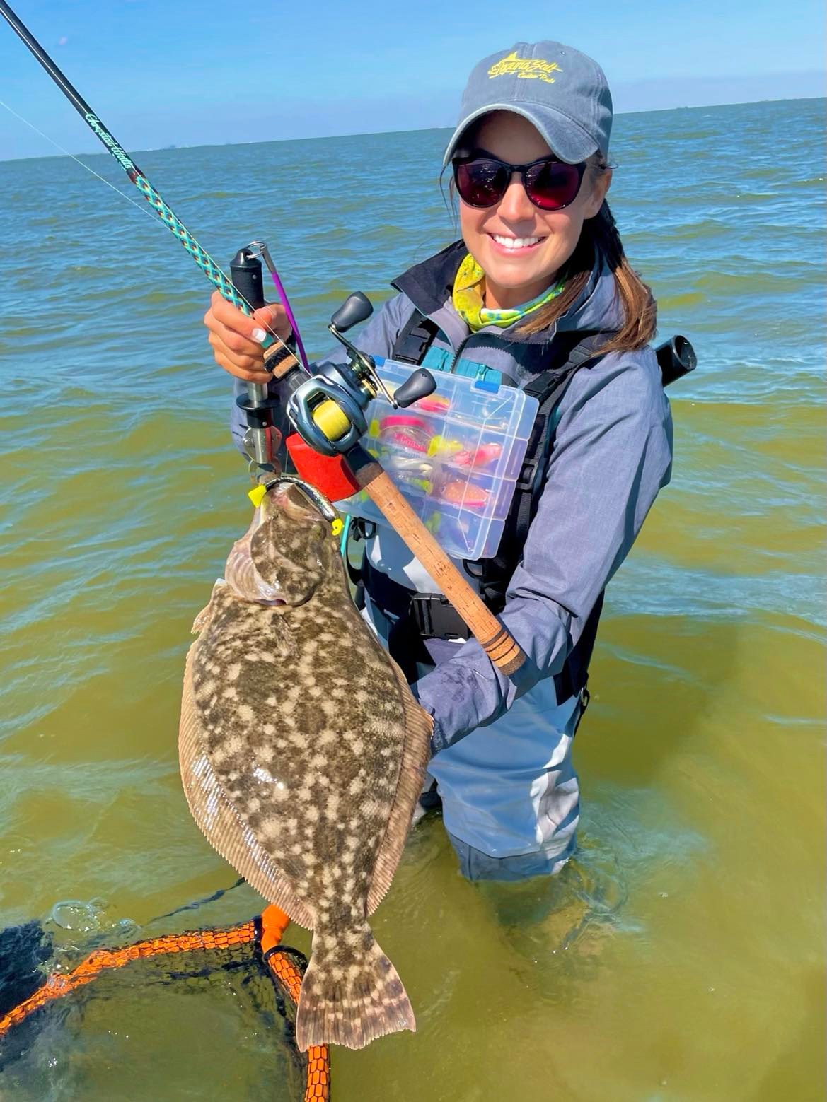 Texas angler catches, releases 23-inch flounder in Galveston