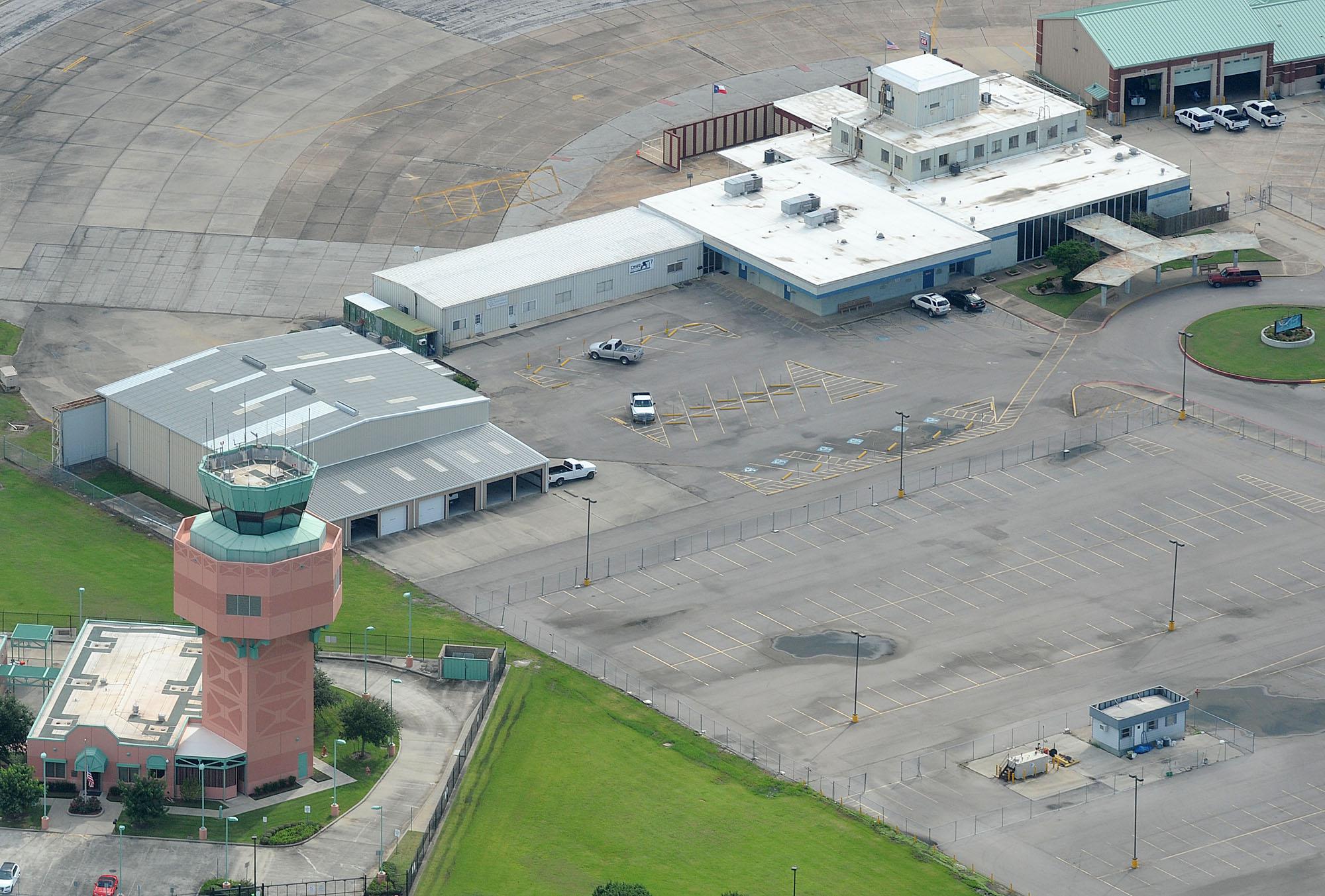 Jack Brooks Regional Airport is undergoing construction on main runway