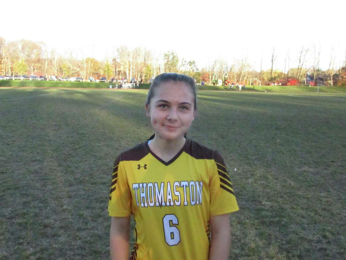 Saunders scores four goals as Thomaston girls soccer ousts Shepaug in Class  S tournament
