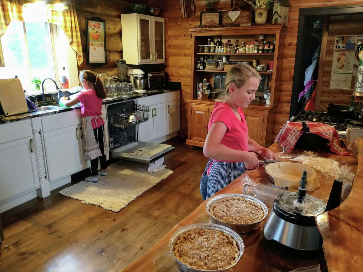 Beaverton resident Cheyenne Smith bakes handmade pies to sell online for $20. 