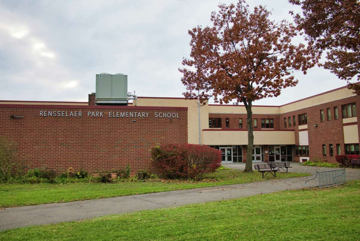A view of Rensselaer Park Elementary Schoolon Tuesday, Nov. 9, 2021, in Troy, N.Y. The Lansingburgh Central School District will hold a $16.6 million bond vote to renovate this school.