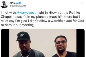 Houston’s J. Prince sparks potential truce between Kanye and Drake at the Rothko