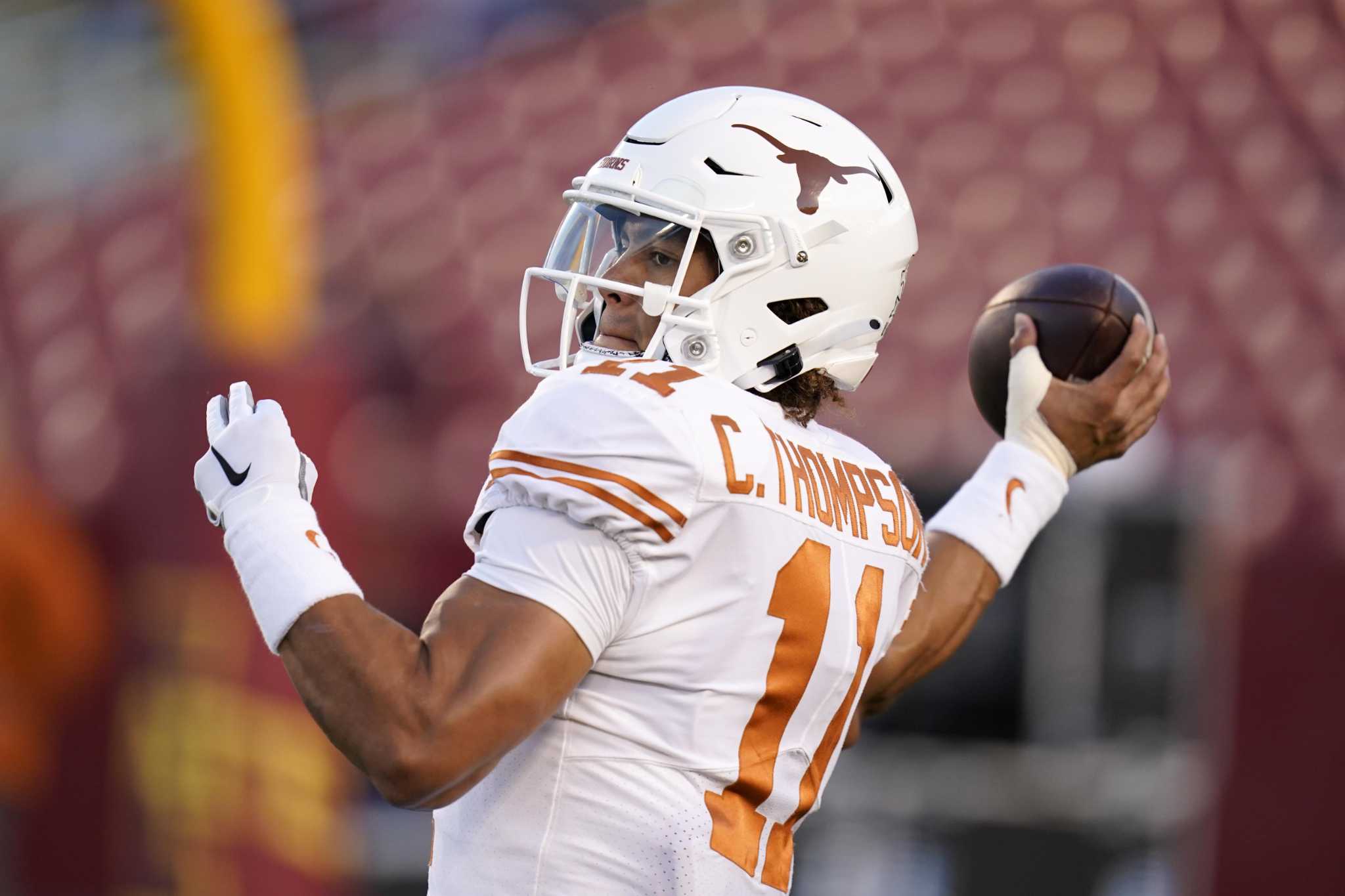 Texas' Steve Sarkisian Holds Off On Naming Starting QB For Kansas Game