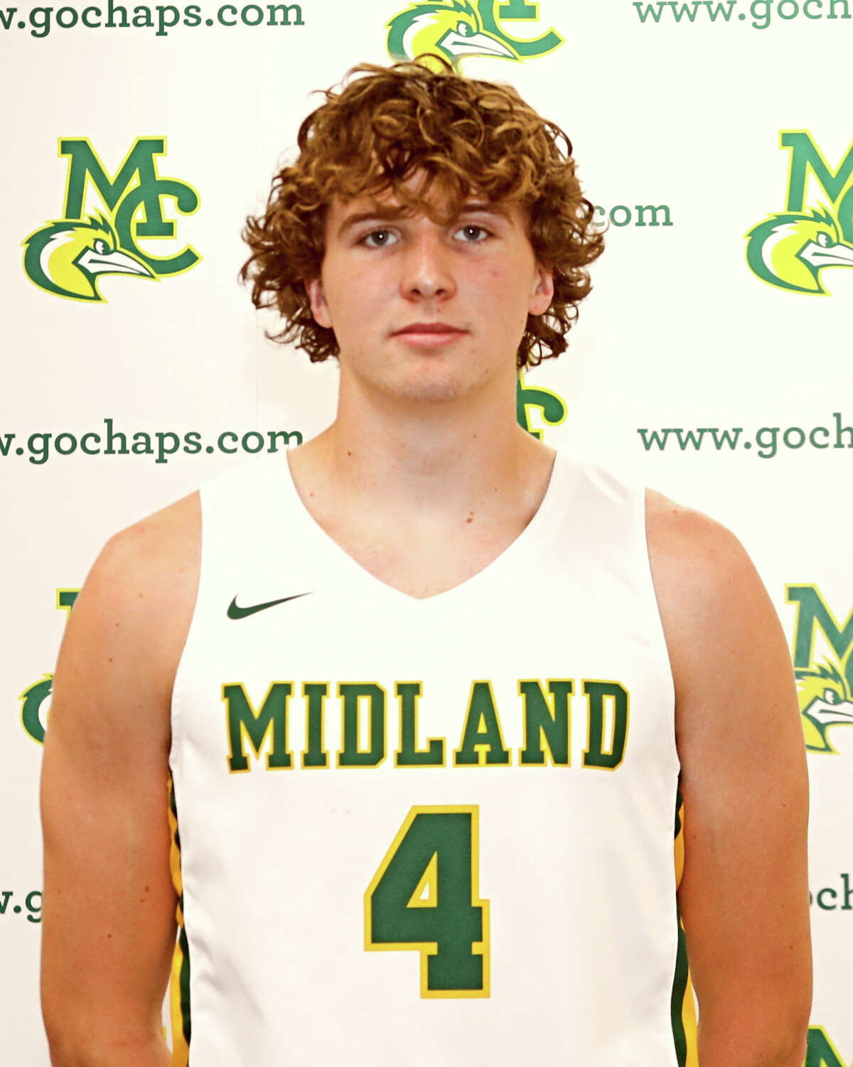 Midland College men's basketball player Trent Johnson 