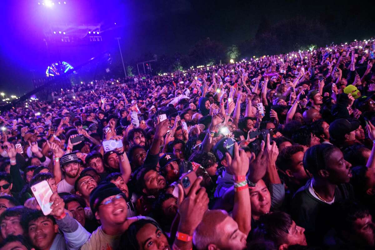 Travis Scott performs at Astroworld Festival at NRG park on Friday, November 5, 2021.