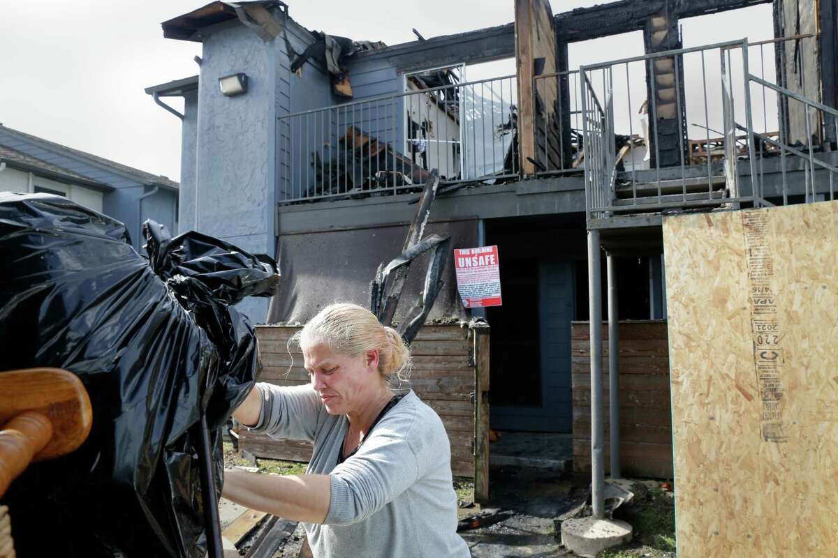 ‘State of shock’ Residents work through the aftermath of fire that