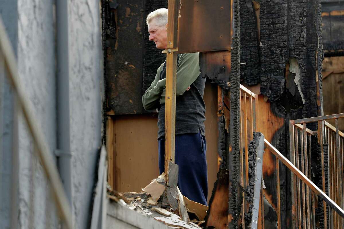 ‘State of shock’ Residents work through the aftermath of fire that