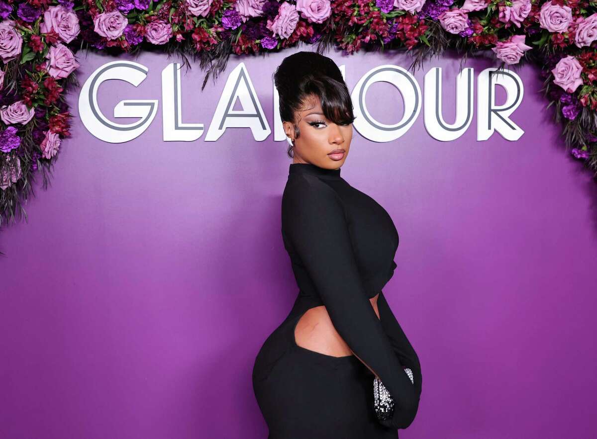 NEW YORK, NEW YORK - NOVEMBER 08: Megan Thee Stallion attends the 2021 Glamour Women of the Year Awards at the Rainbow Room at Rockefeller Center on November 08, 2021 in New York City.