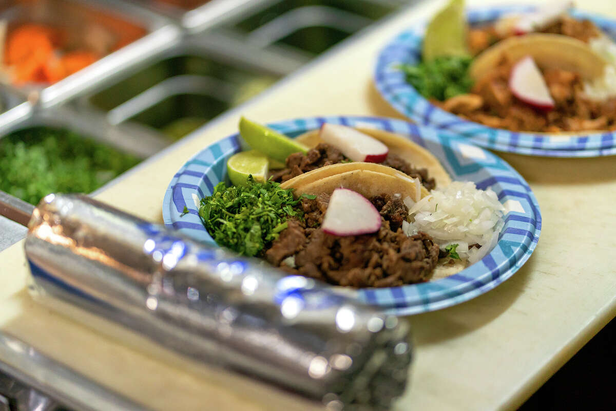 Canitas tacos prepared at El Metate on Thursday, Nov. 3.