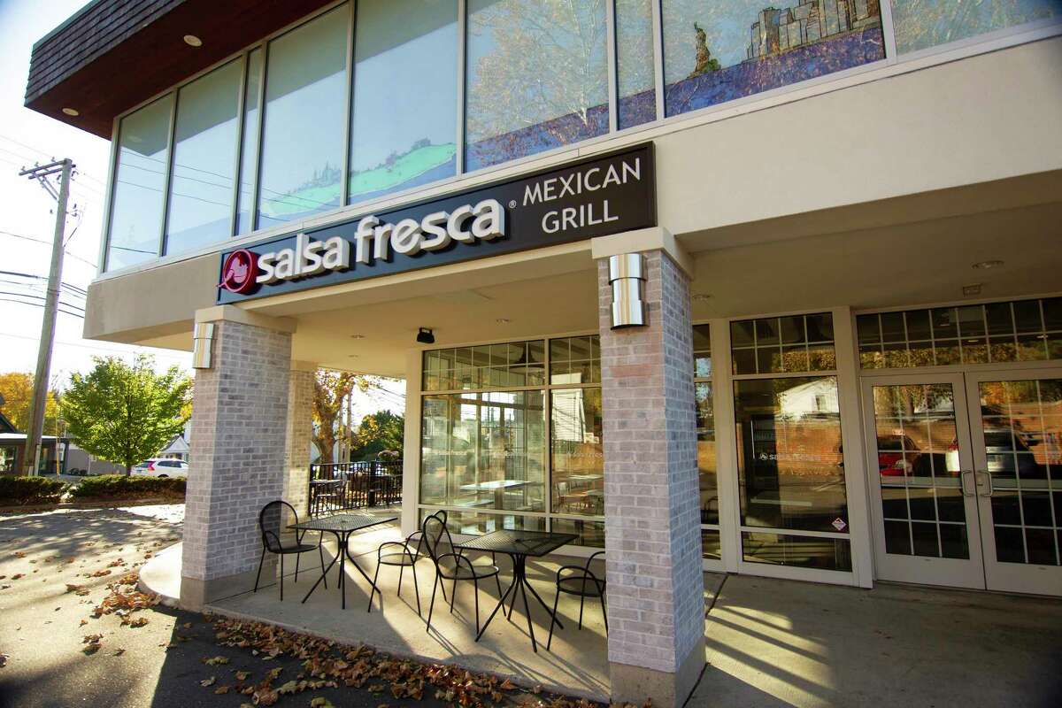 An exterior view of the new eatery, Salsa Fresca, on Post Road in Westport, Conn., on Wednesday November 10, 2021.