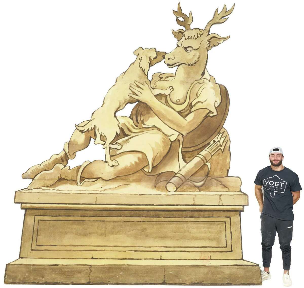 An enormous elk stage prop designed by Maurice Sendak is among the items once owned by the late Robert L.B. Tobin that will be sold by San Antonio-based Vogt Auction Galleries.