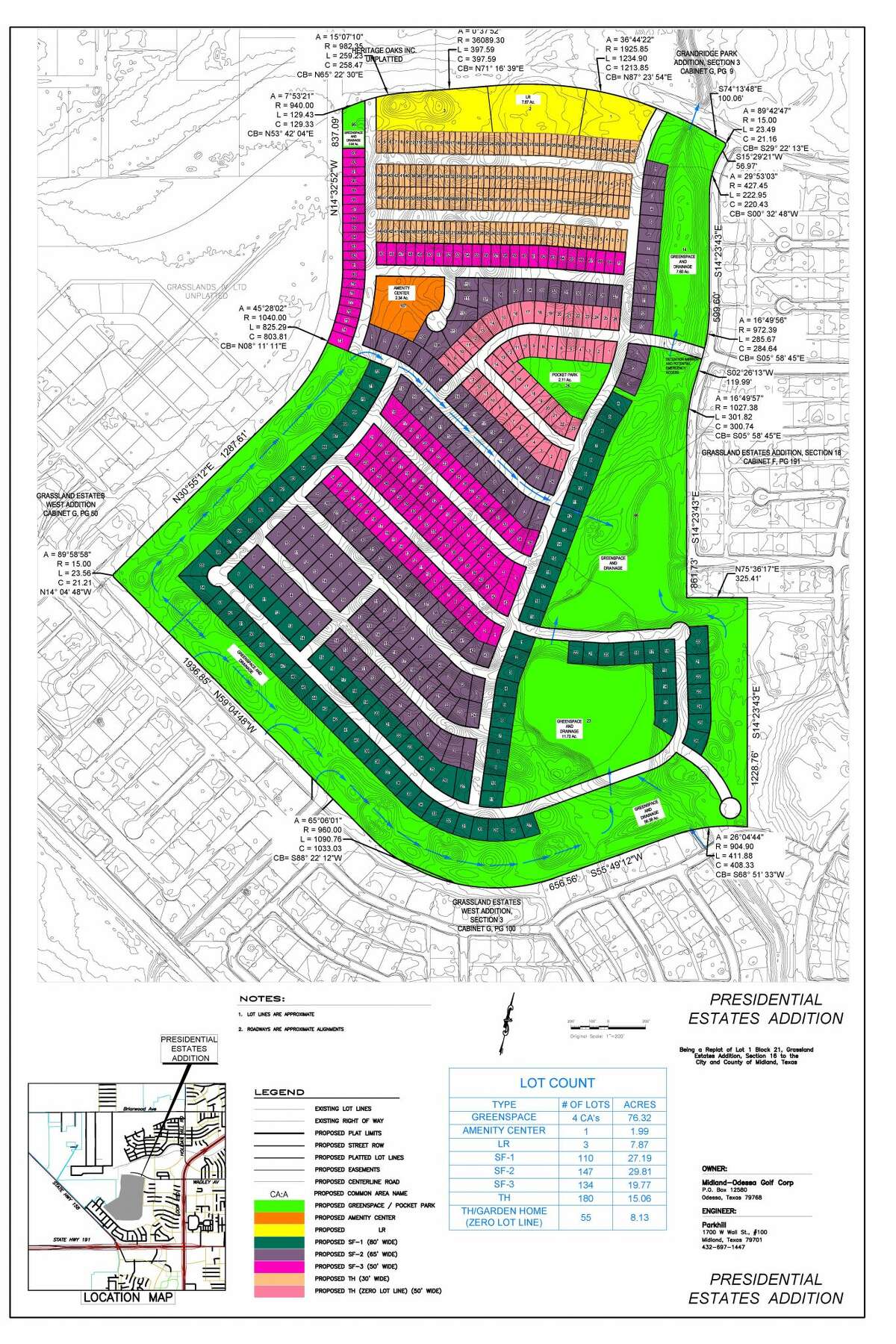 Site plan for Nueva Vista