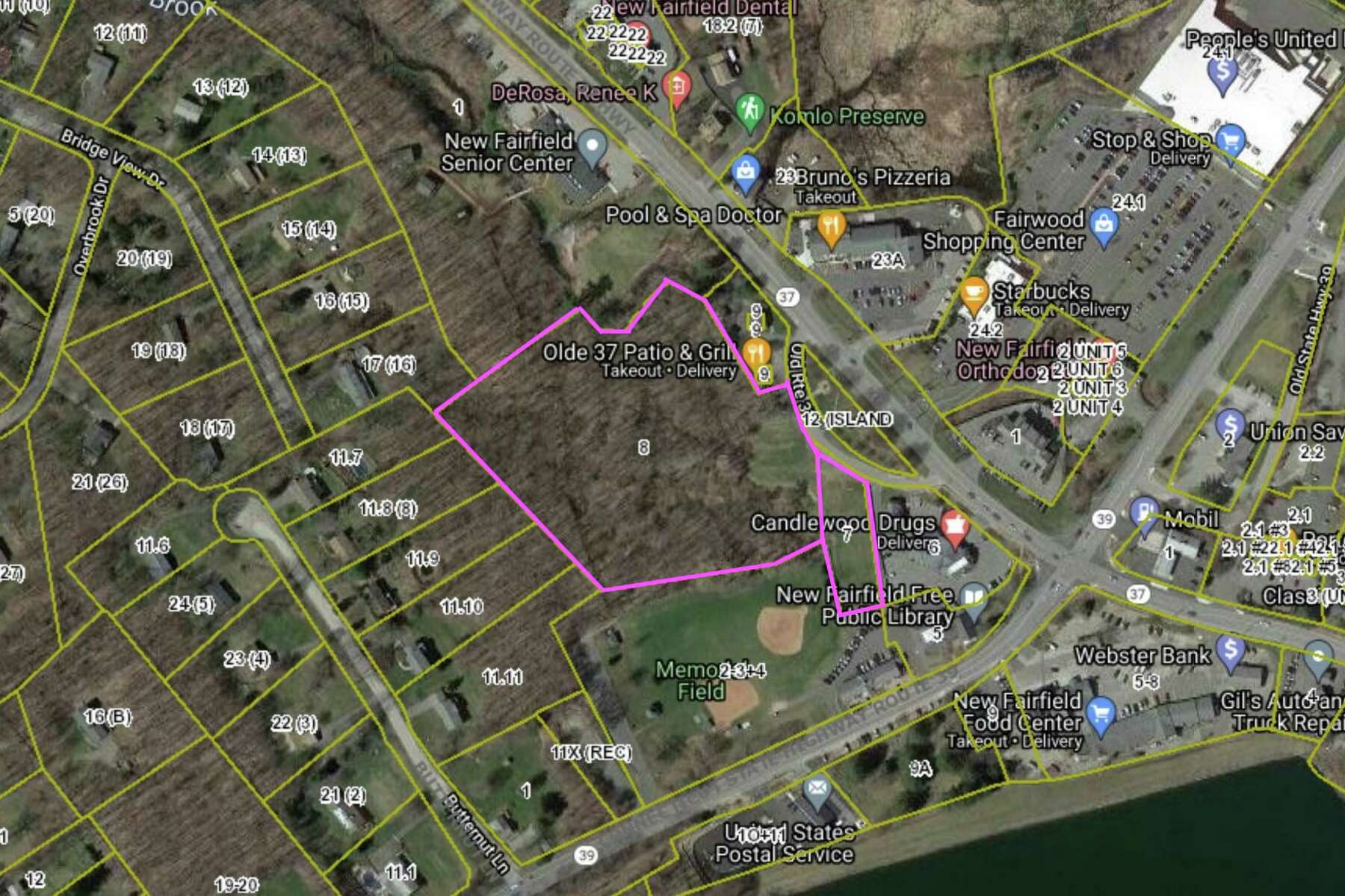 Town Of Fairfield Gis With Land Purchase Being Finalized, New Fairfield Looking To Create Its Own  Town Green