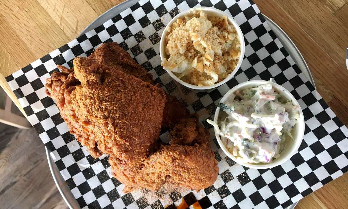 Lea Jane's Hot Chicken from chef Nick Graves is among the culinary vendors at Post Houston's Post Market food hall, 401 Franklin in downtown.