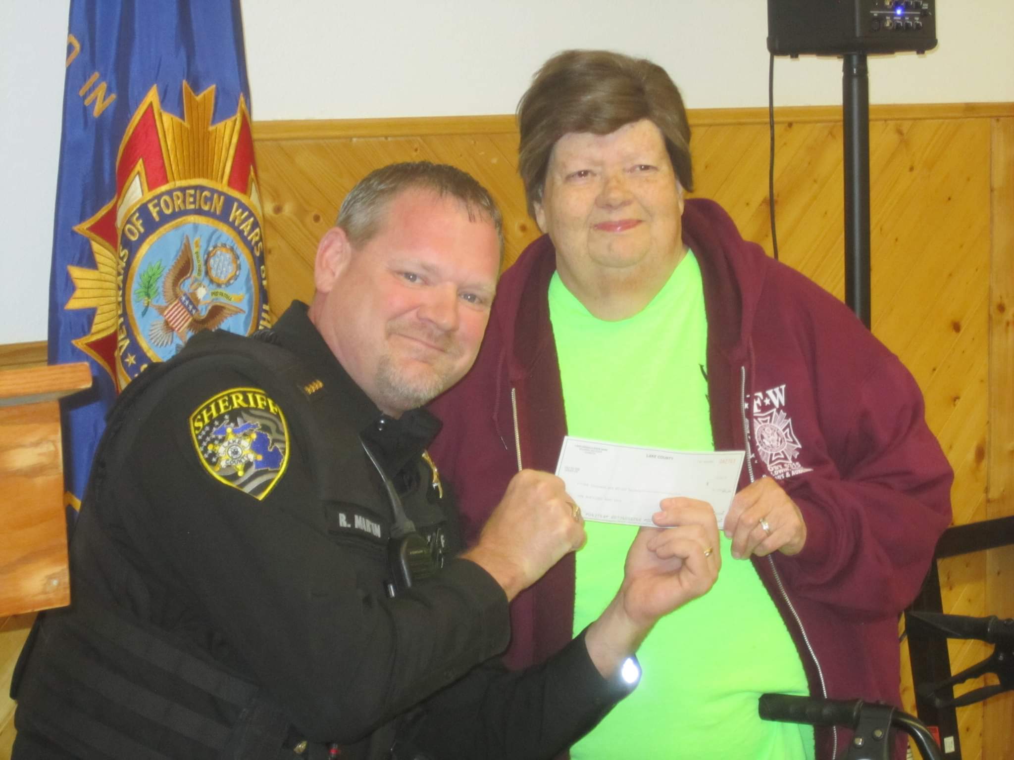 VFW Auxiliary receives 1,000 donation