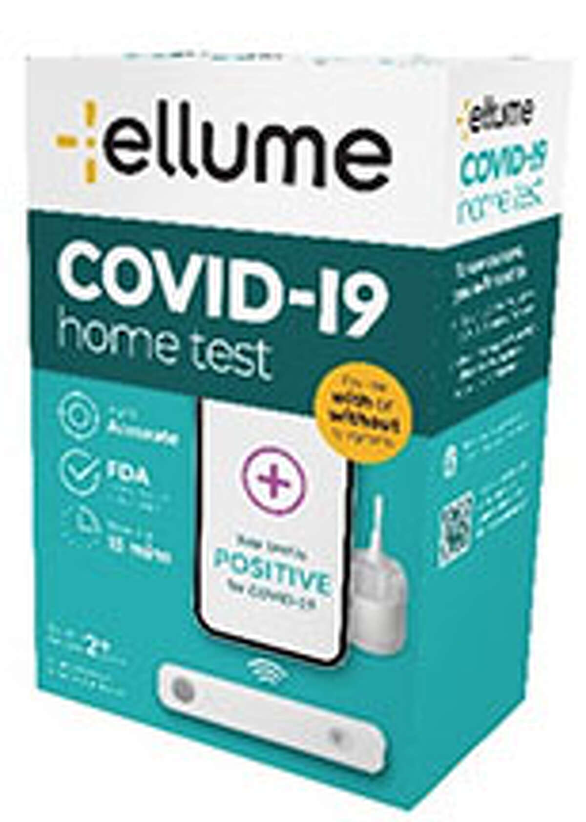 The Ellume at-home COVID-19 test which has been voluntarily recalled.