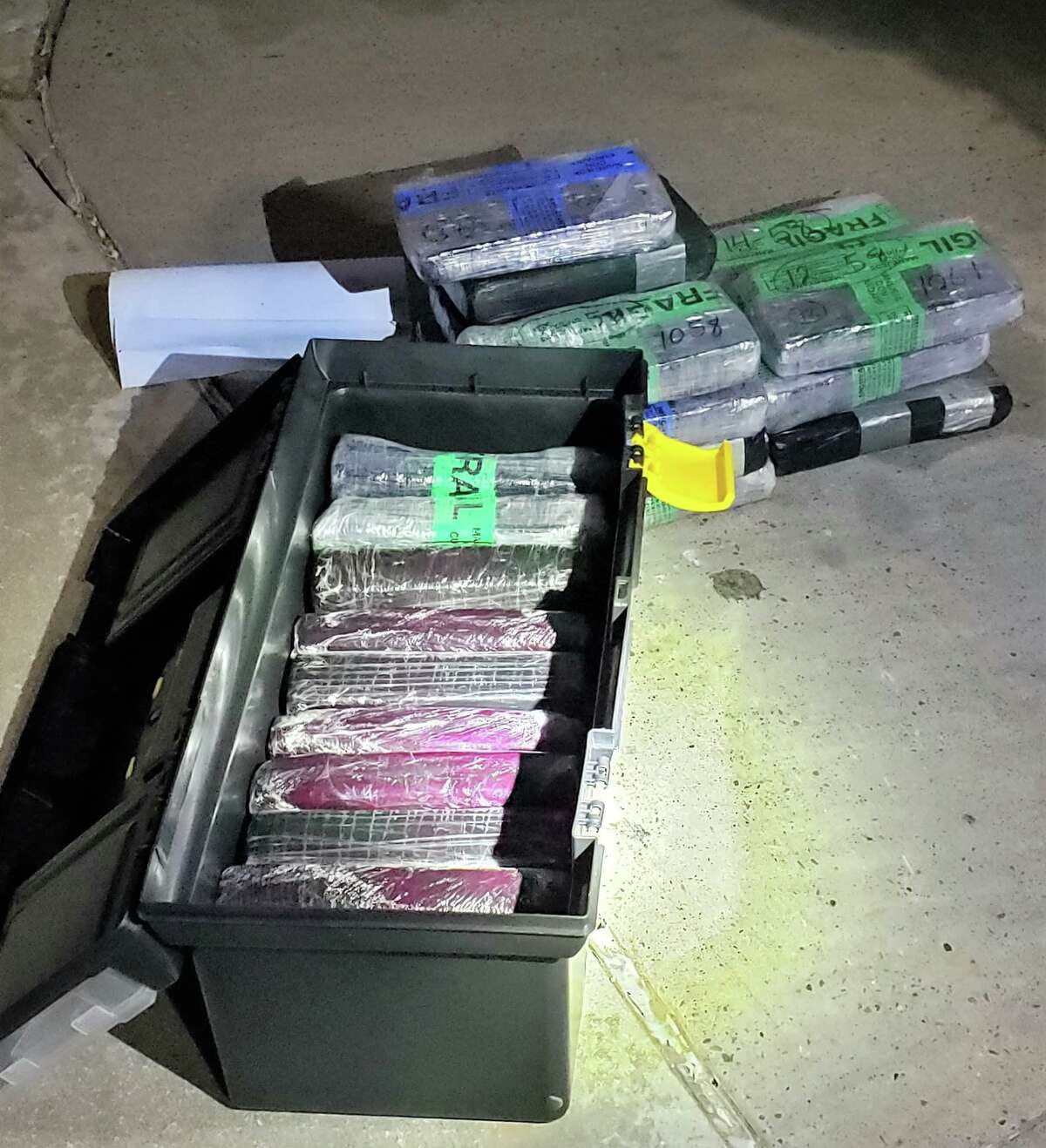 U.S. Border Patrol agents said they recently seized $1.8 million in cocaine at the Interstate 35 checkpoint. A man was arrested in connection with the case.