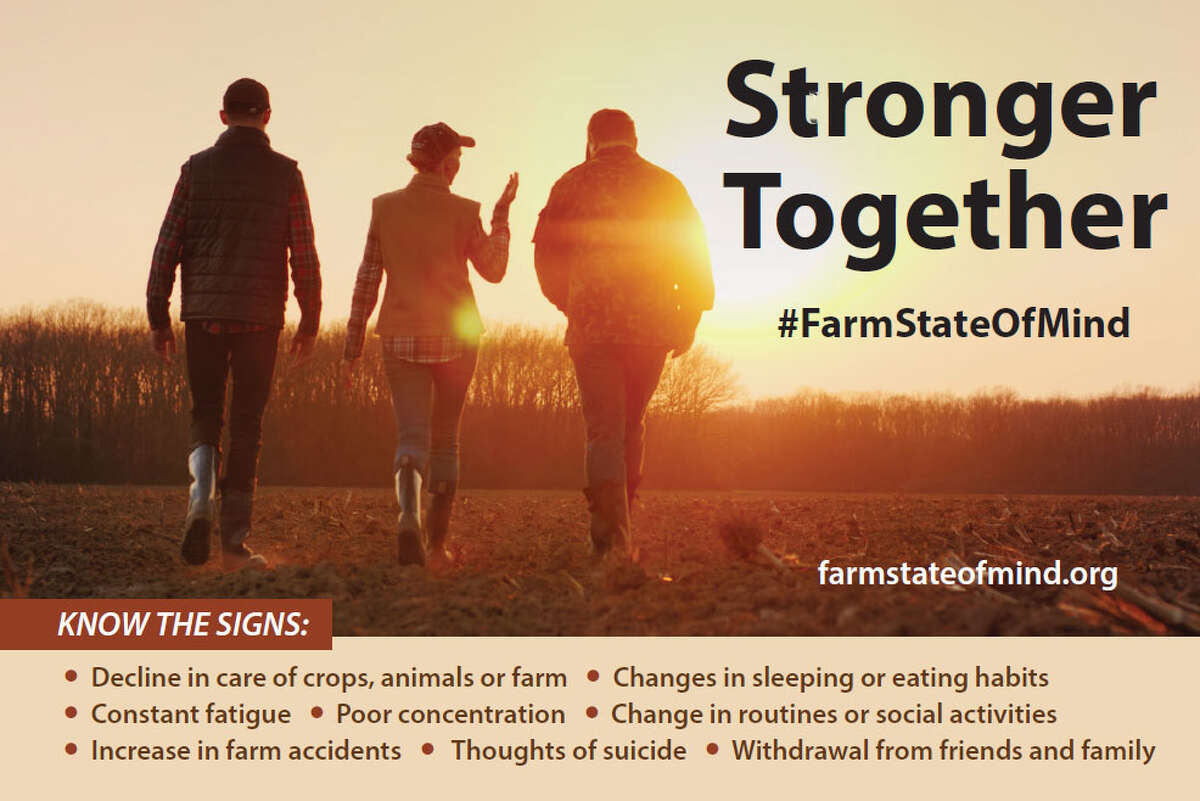 New postcards aimed at farmers raise mental health awareness.