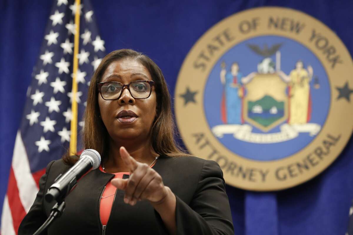 New York Attorney General Letitia James, shown here in an Aug. 6, 2020 file photo.