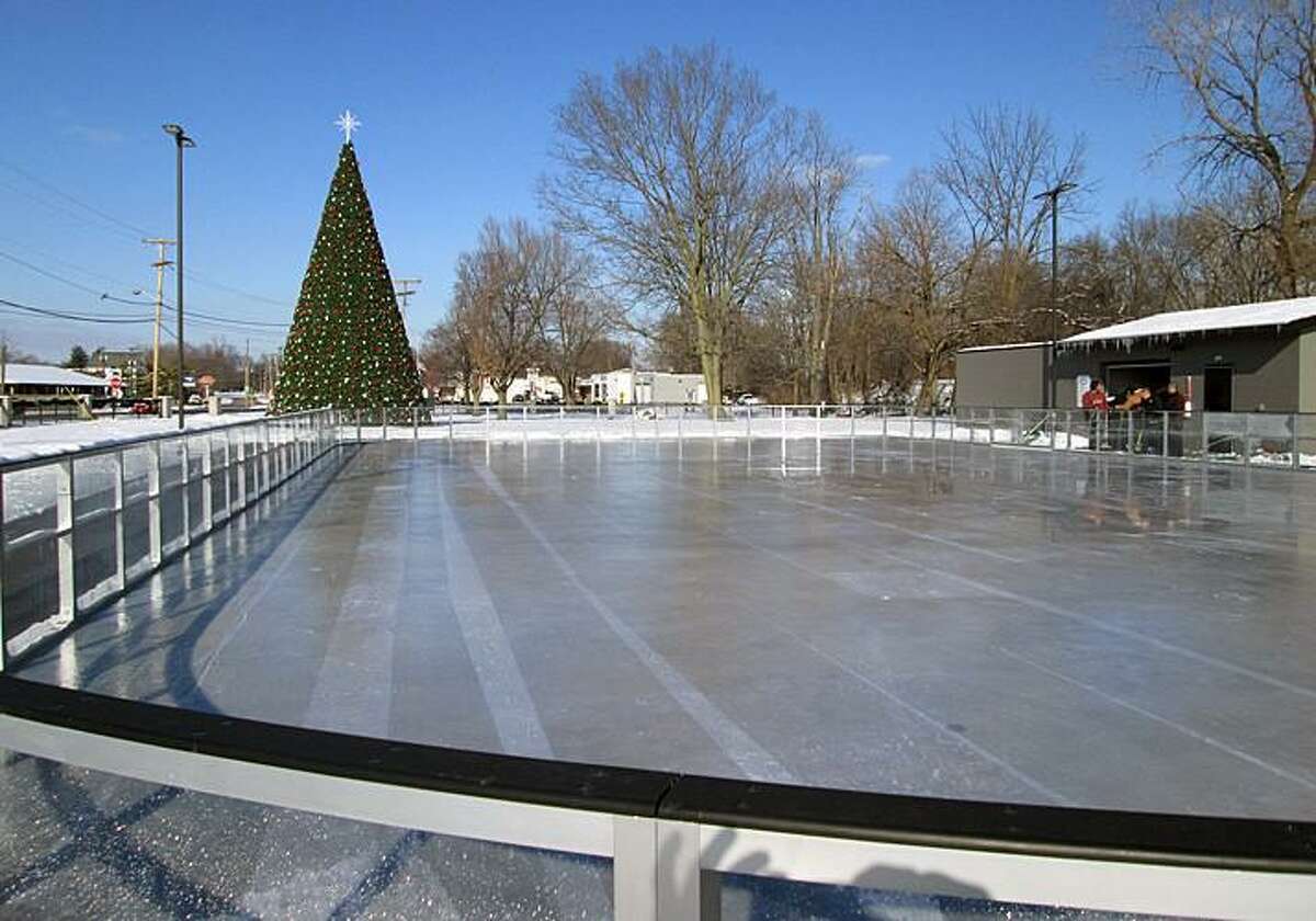 Rep. Tom O'Dea provided a photo and said the highly anticipated new ice rink to be installed Waveny Park will look similar to this one.