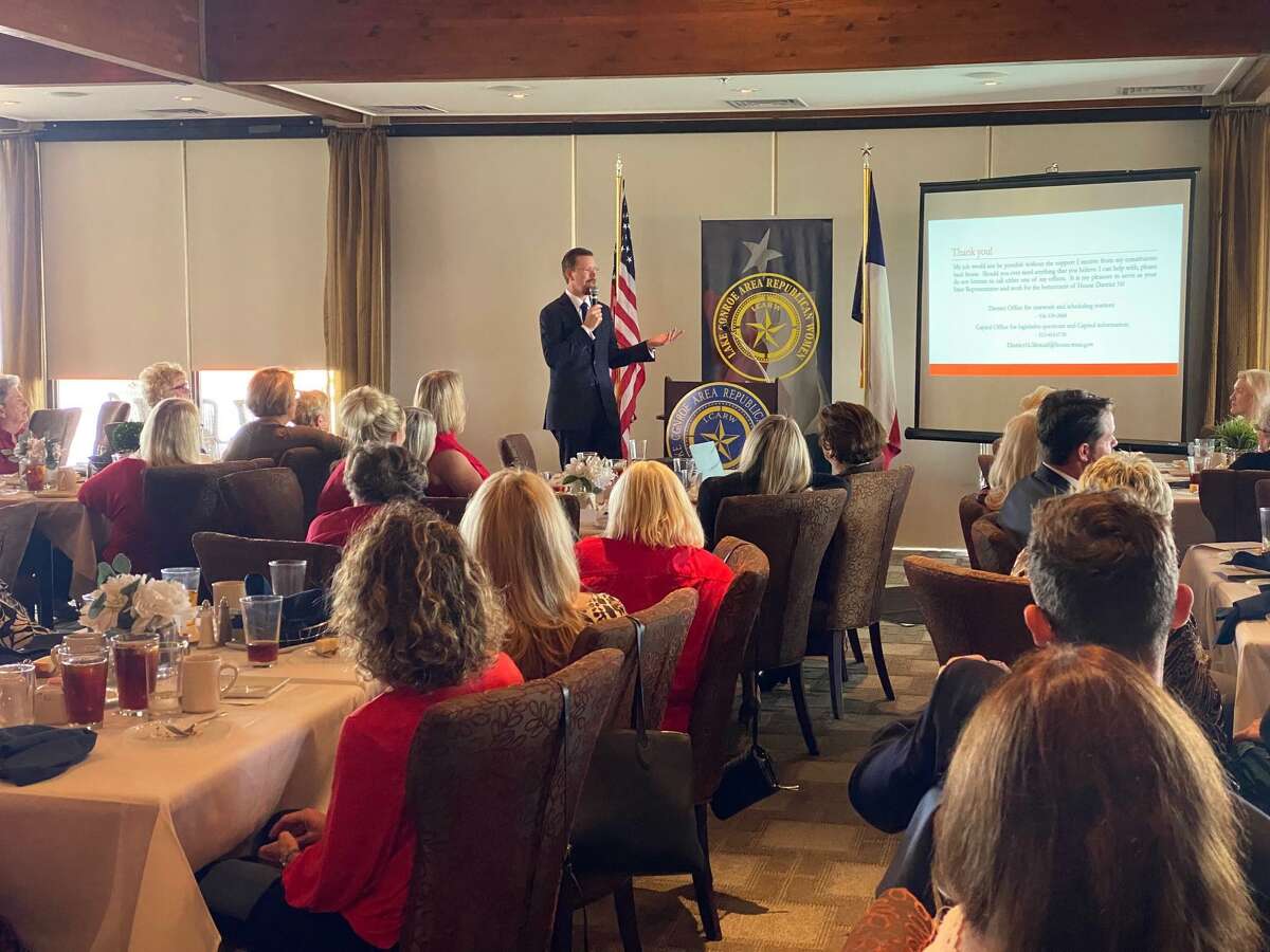 Members of Lake Conroe Area Republican Women hosted State Rep. Will Metcalf, R-Conroe, as the speaker for last month's General Meeting at Walden Yacht Club.