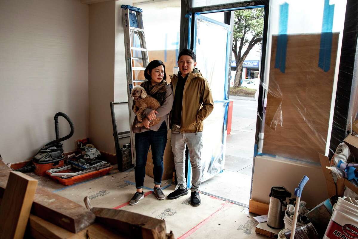 Yoko and Clint Tan have been unable to open a restaurant in S.F.’s Inner Richmond because of a maze of permit problems.