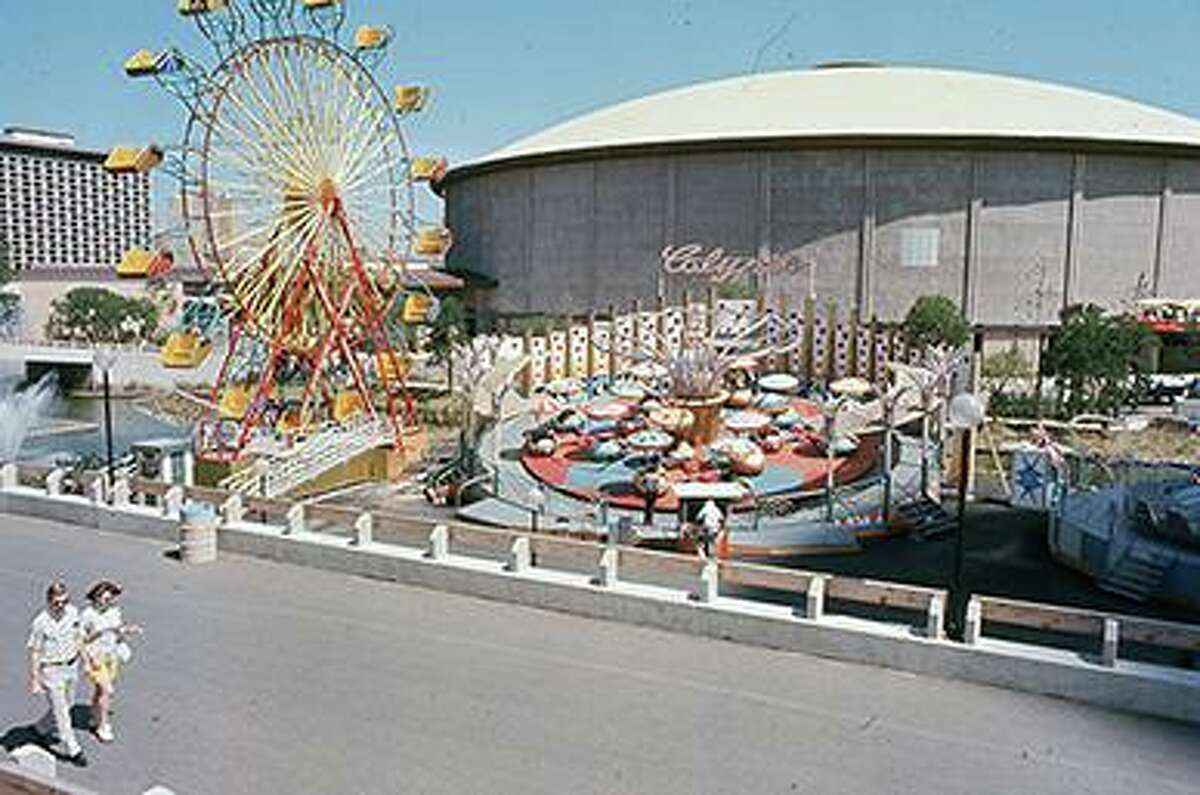 The HemisFair ’68 fairgrounds included carnival-style concessions, rides and snack stands in an area known as Fiesta Island. The rides, operated by local concessionaire George Lane, remained at HemisFair Plaza for years after the fair closed in October 1968