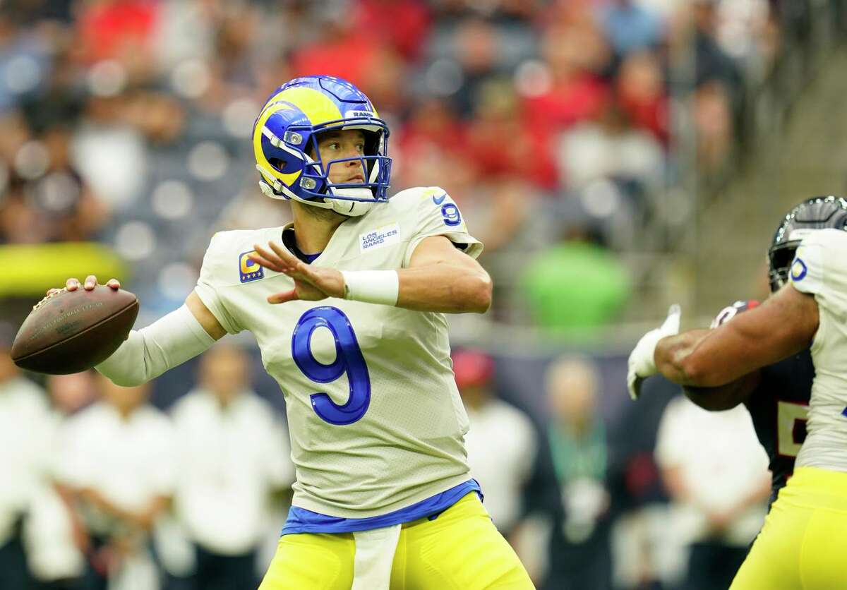 Rams quarterback Matthew Stafford has thrown for 2,771 yards and 23 touchdowns this season.
