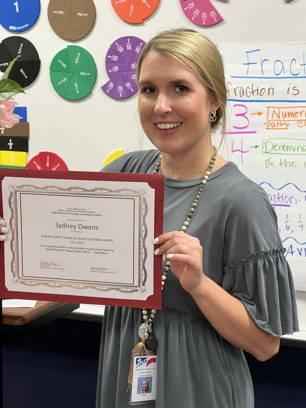 Texas A&M honors Yarbrough Elementary teacher